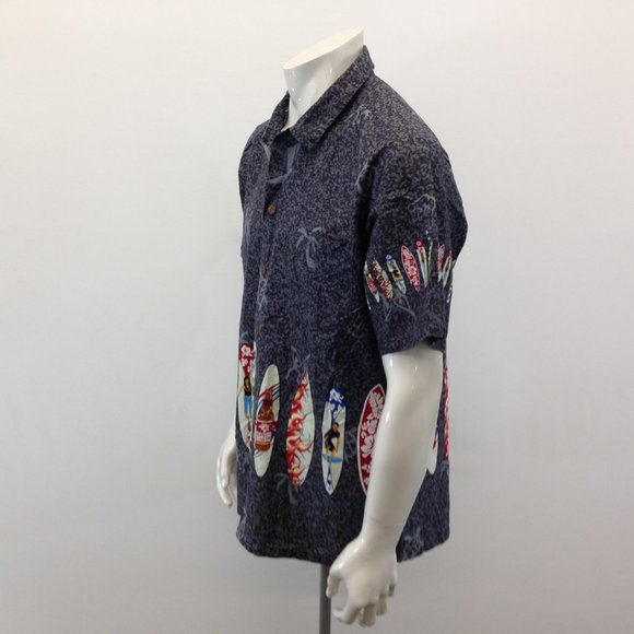 Palmwave Surf Board Hawaiian Shirt Men's Size XL - Picture 5 of 6